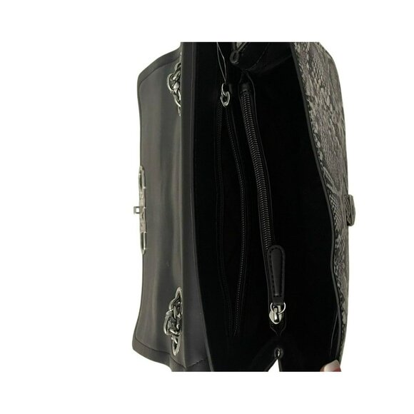 Michael Kors $558 Embossed Leather Snake XL Crossbody Bag NWT - Picture 11 of 11